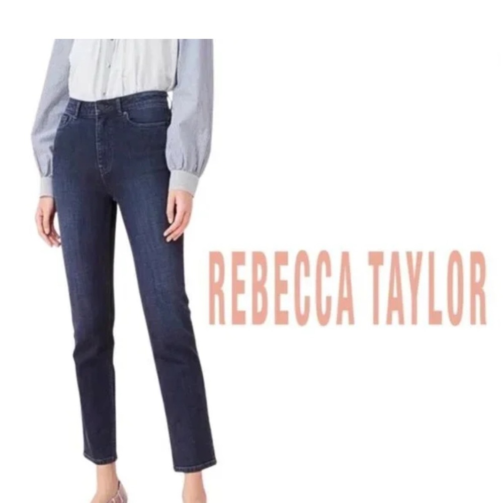 Rebecca Taylor La Vie Clemence Ankle Jean Dark Wash - Size 29